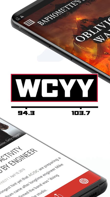 94.3/103.7 WCYY - Portland screenshot 2