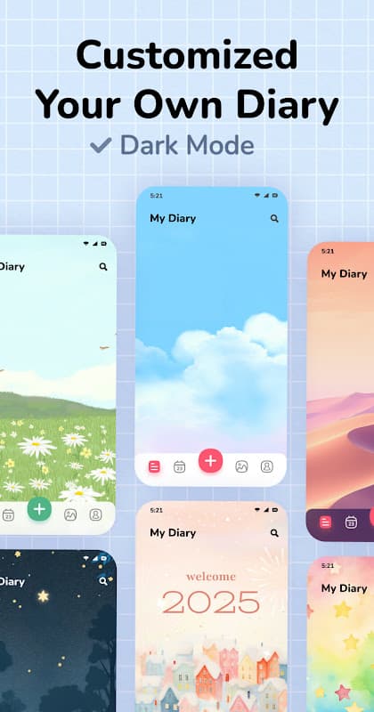 Diary with Lock: Daily Journal screenshot 3