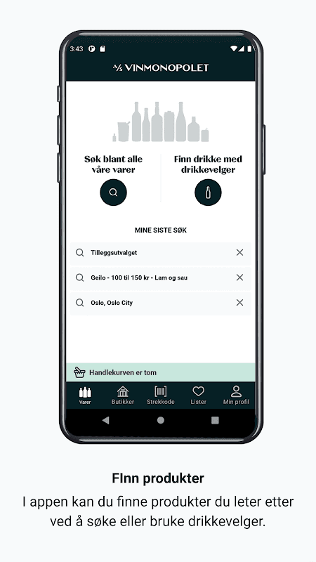 Vinmonopolet screenshot 1