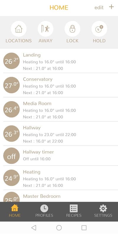 Heatmiser Neo screenshot 1