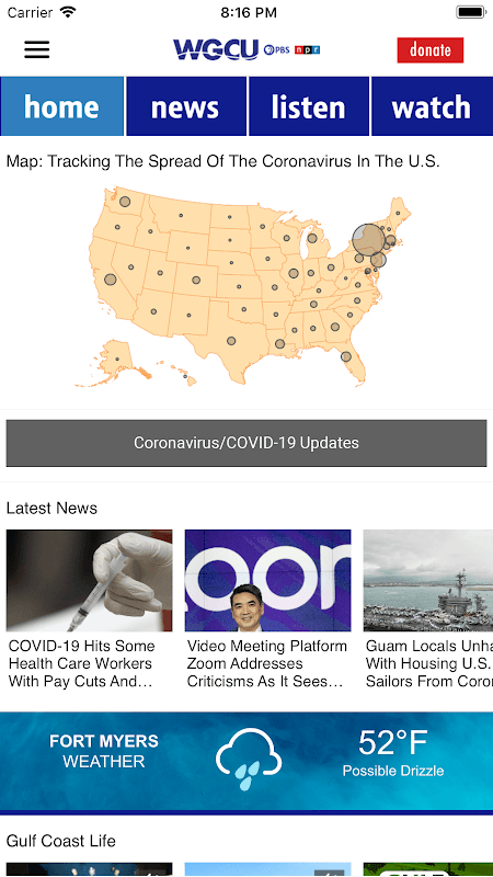 WGCU Public Media App screenshot 2