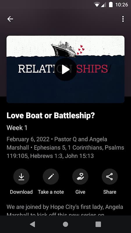 Hope City Church IA screenshot 3