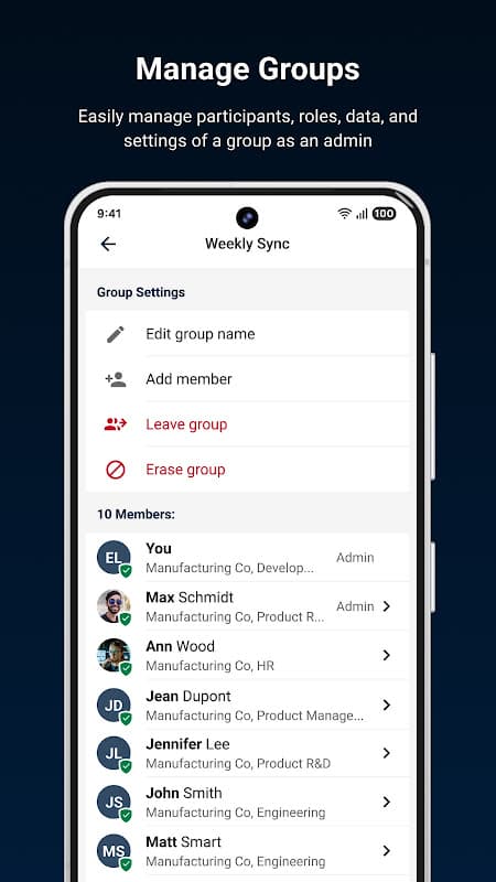 SecuSUITE® screenshot 5
