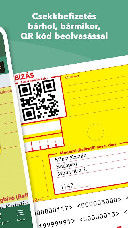 iCsekk mobil fizetés screenshot 1