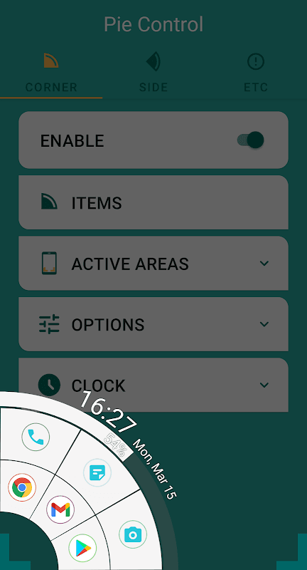 Pie Control screenshot 2