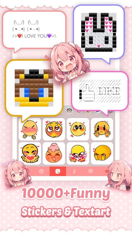 Pink Cute Hippo Themes screenshot 6