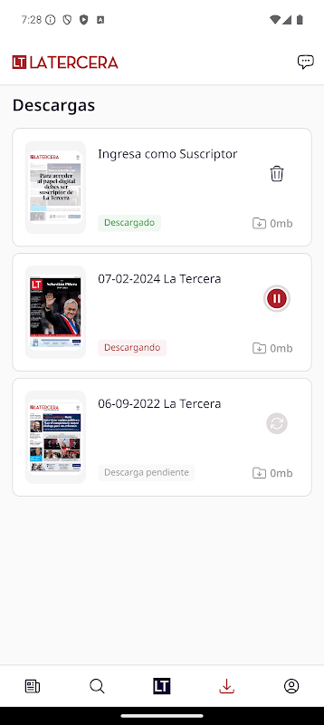 La Tercera EA screenshot 2
