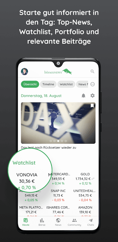 Börse & Aktien - BörsennewsApp screenshot 1
