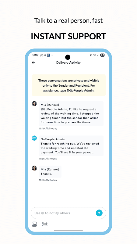 Go People - Runner App screenshot 4