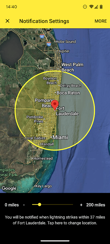 My Lightning Tracker - Live Thunderstorm Alerts screenshot 3