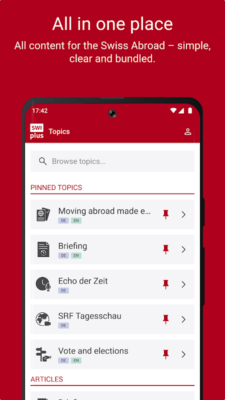 SWI plus - Das Briefing aus der Schweiz screenshot 5