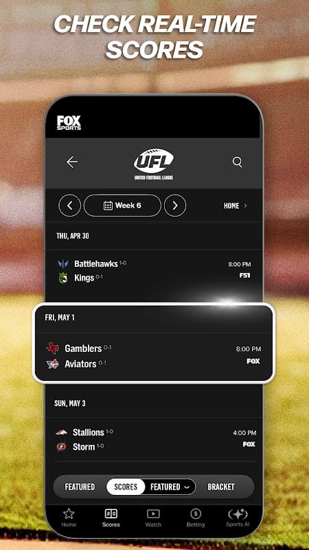 FOX Sports: Watch Live Games screenshot 5