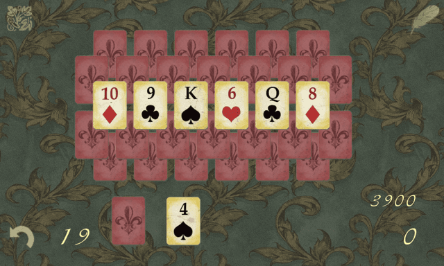 Vintage Tripeaks Solitaire screenshot 2