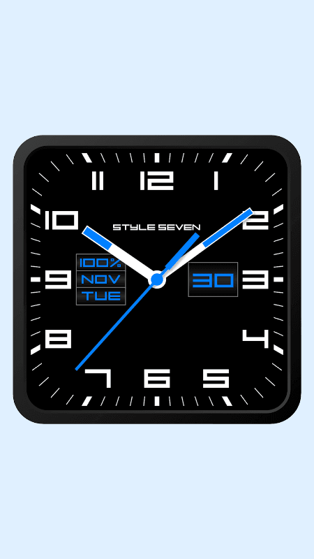 Square Clock Android-7 screenshot 3