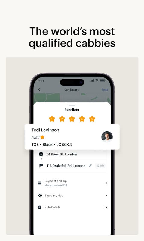 Gett - London’s black taxi app screenshot 3