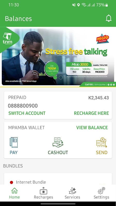 TNM Smart App screenshot 1