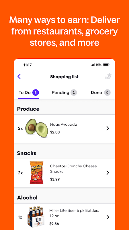 Grubhub for Drivers screenshot 4