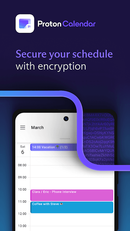 Proton Calendar: Secure Events screenshot 1
