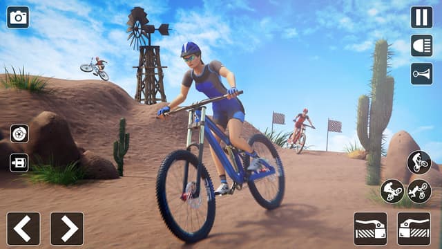 BMX Offroad Bicycle Rider Game screenshot 1