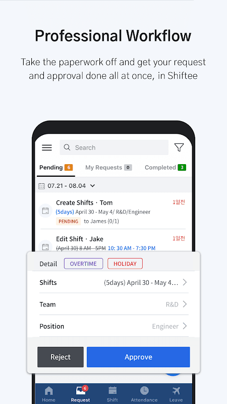 Shiftee - Schedule & Timeclock screenshot 5
