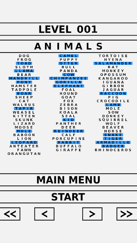 Simple Word Search screenshot 2