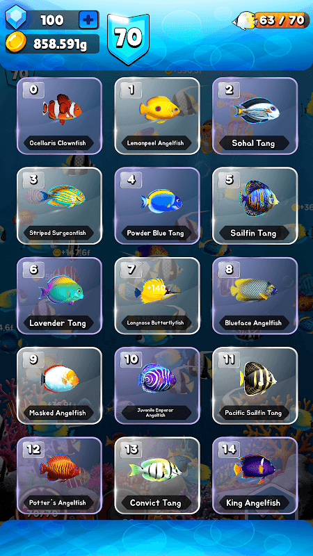 Merge Fish Evolution screenshot 2