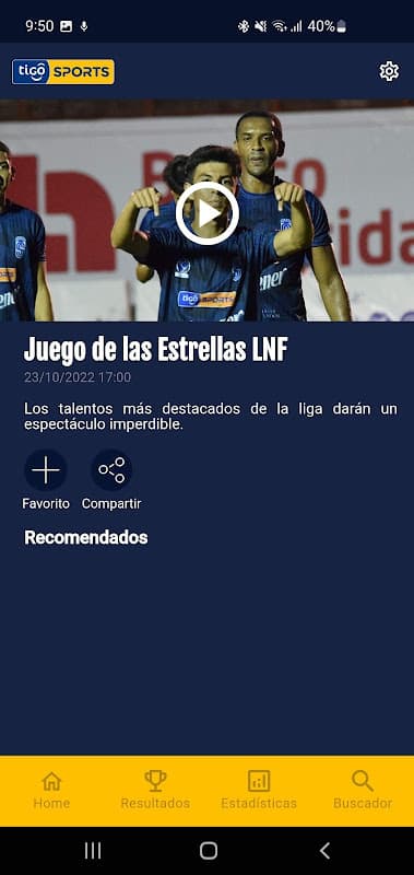 Tigo Sports TV El Salvador screenshot 2