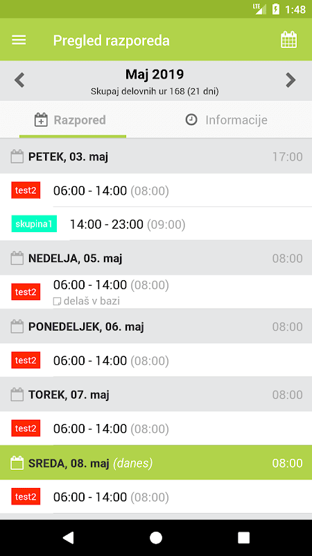 MojeUre screenshot 5