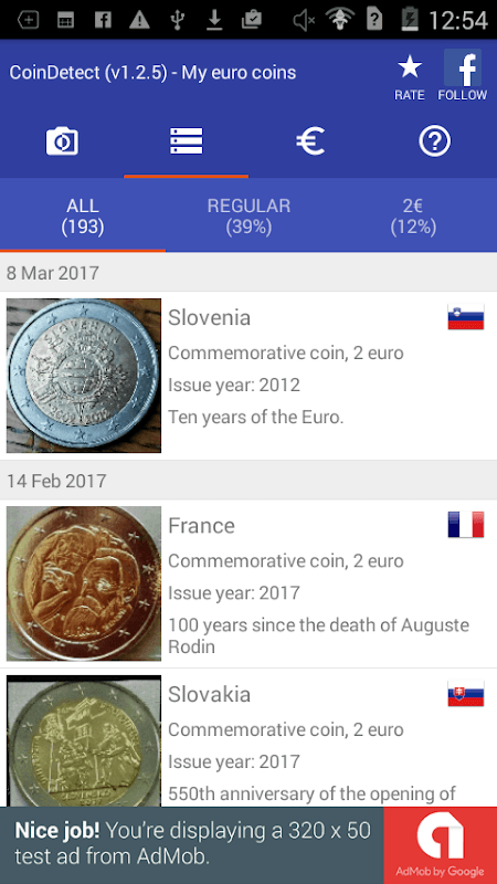 CoinDetect for euro collectors screenshot 2