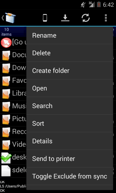 AndSMB File Manager screenshot 3