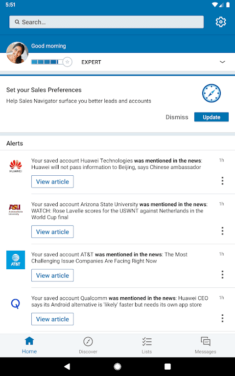 LinkedIn Sales Navigator screenshot 5