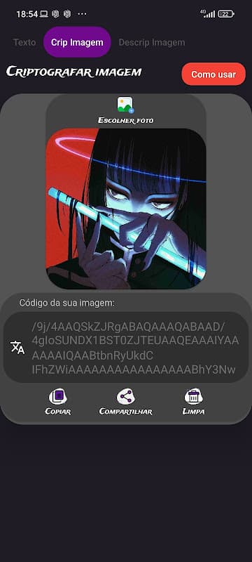 Enigma criptografar mensagens (encrypt messages) screenshot 4