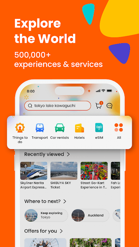 Klook: Travel Activities, Day Trips & Guided Tours screenshot 1
