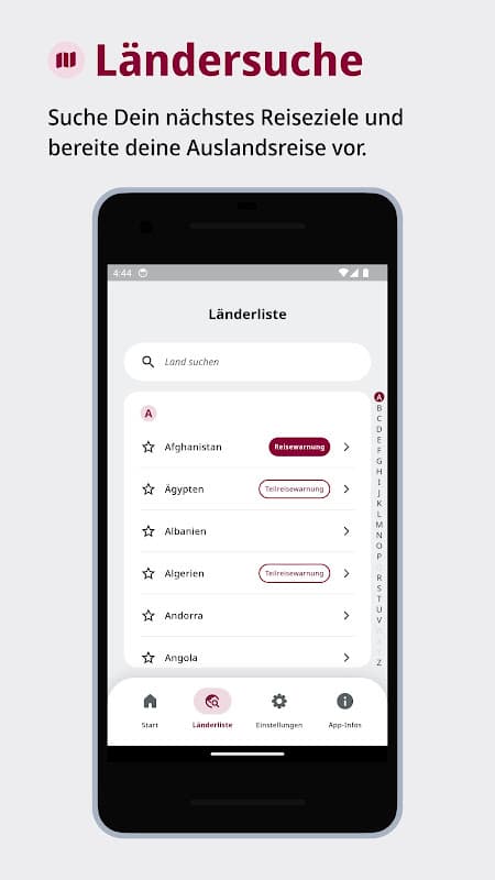 Sicher Reisen screenshot 3