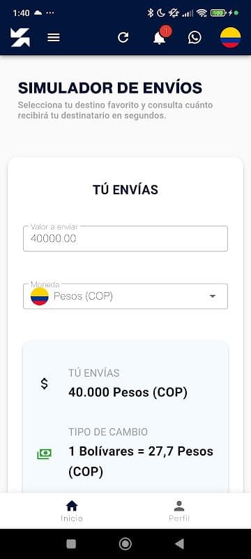 Cambios App - Envío de Remesas screenshot 2