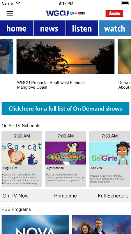 WGCU Public Media App screenshot 4