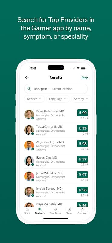 Garner Health screenshot 2