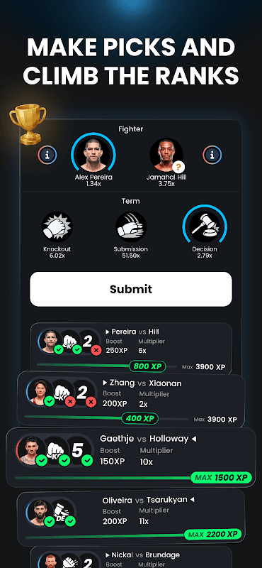 Verdict MMA Picks & Scoring screenshot 2