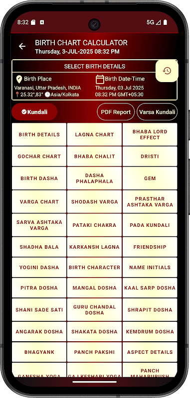 Astrology & Panchanga Calendar screenshot 3
