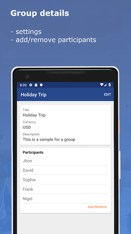 Group Xpense - track & split screenshot 5