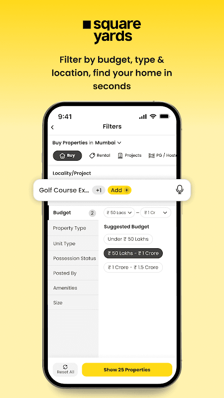 SquareYards Indian Real Estate screenshot 1