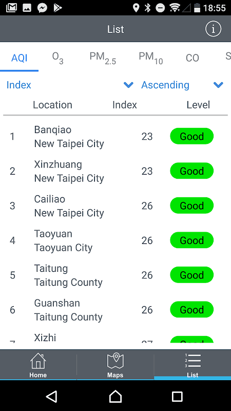 Environmental Info Push App screenshot 4