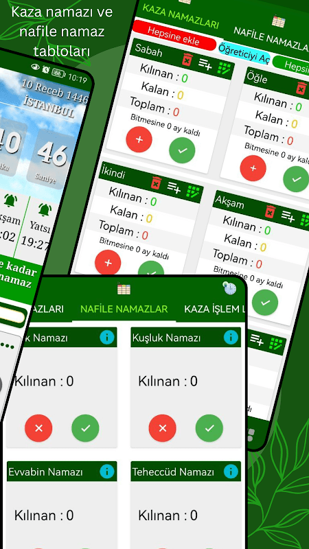 Kaza Namazı Hesaplama ve Takip screenshot 2