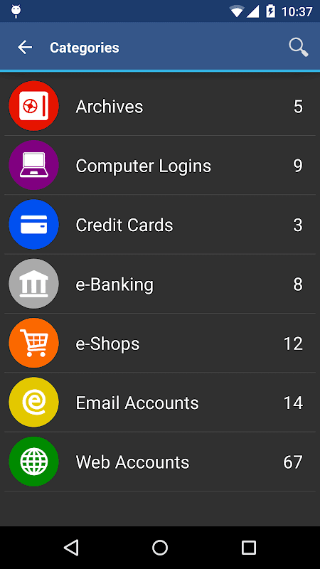 aWallet Password Manager screenshot 3
