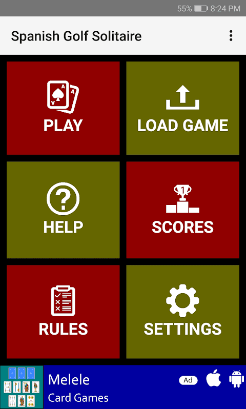 Spanish Golf Solitaire screenshot 1