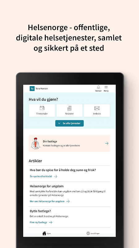 Helsenorge screenshot 6