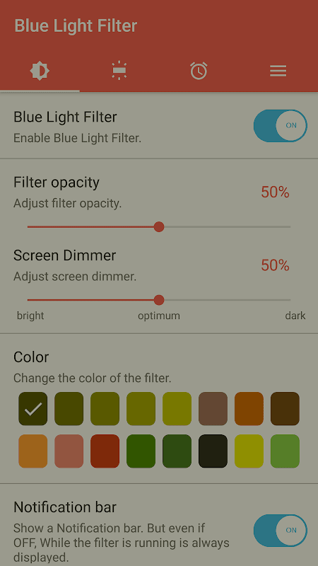 sFilter - Blue Light Filter screenshot 2
