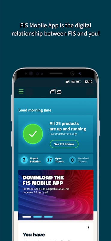 FIS Mobile screenshot 1