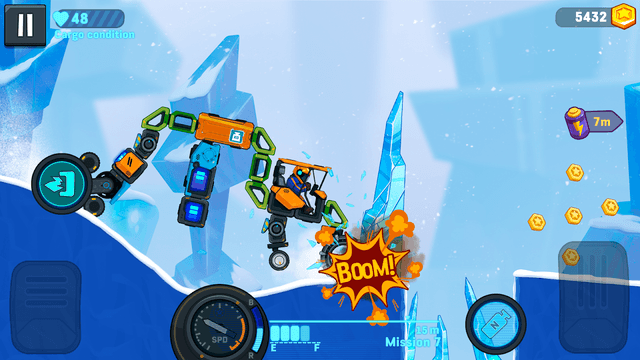 Rovercraft 2 Race a space car screenshot 6