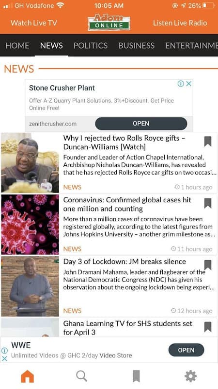 AdomOnline screenshot 3